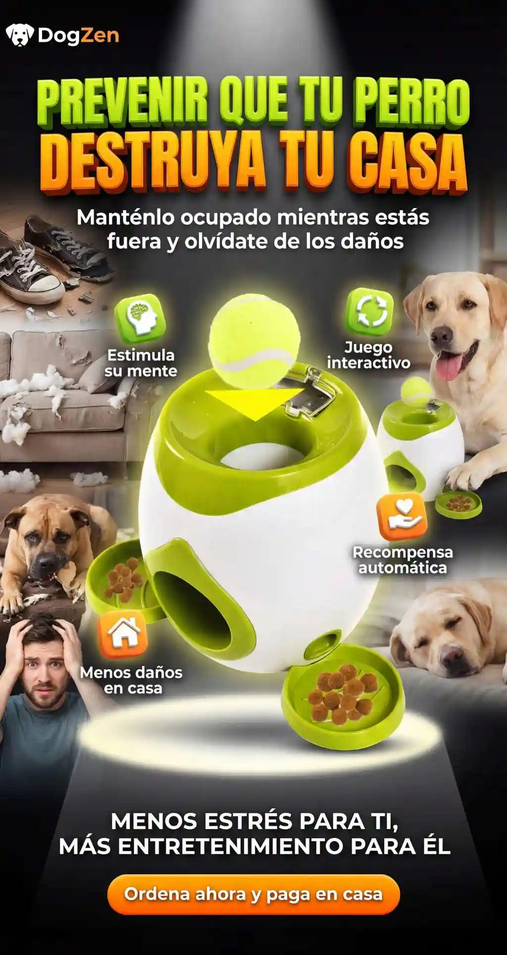 Dispensador para perro