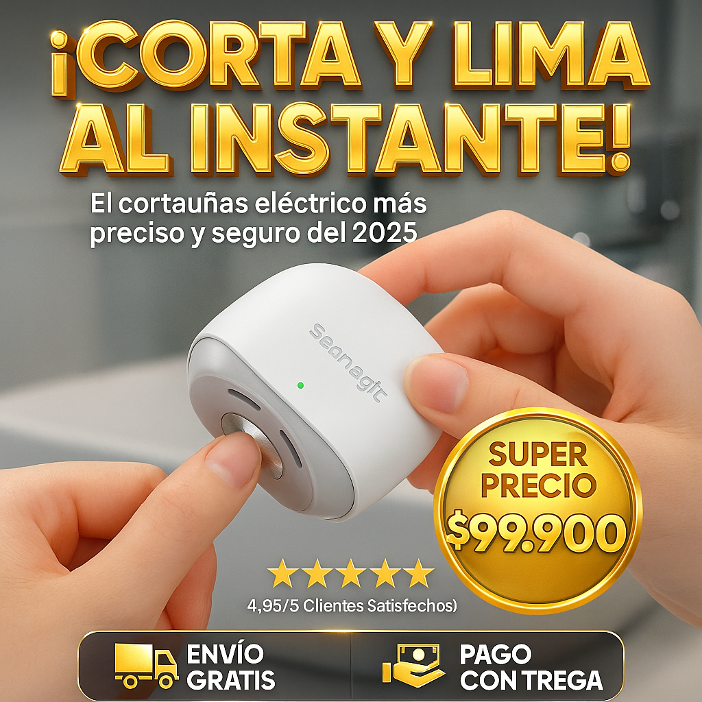 Seemagic™: El cortauñas eléctrico que transforma el cuidado de tus uñas en 1 minuto