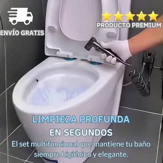 Pistola de Agua Multifuncional – Limpieza profunda al instante