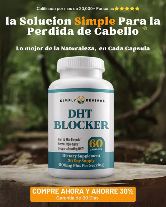 Simply Revival DHT Blocker | Innovador bloqueador natural de DHT